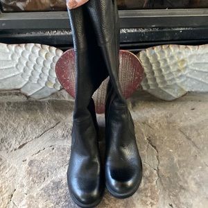 Black new without tags  size 8/38 European size lucky brand tall boots